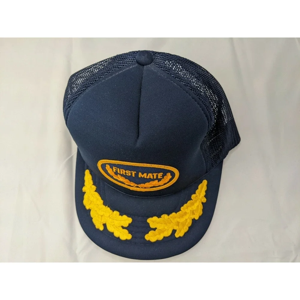 YoungAn Hat Co Snapback Hat First Mate Mesh Foam Scrambled‎ Eggs